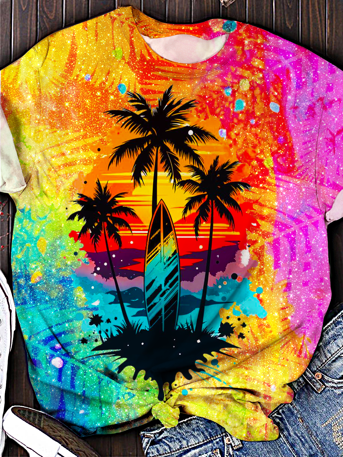 Girl Trip Gulf Vacation Crew Neck T-shirt