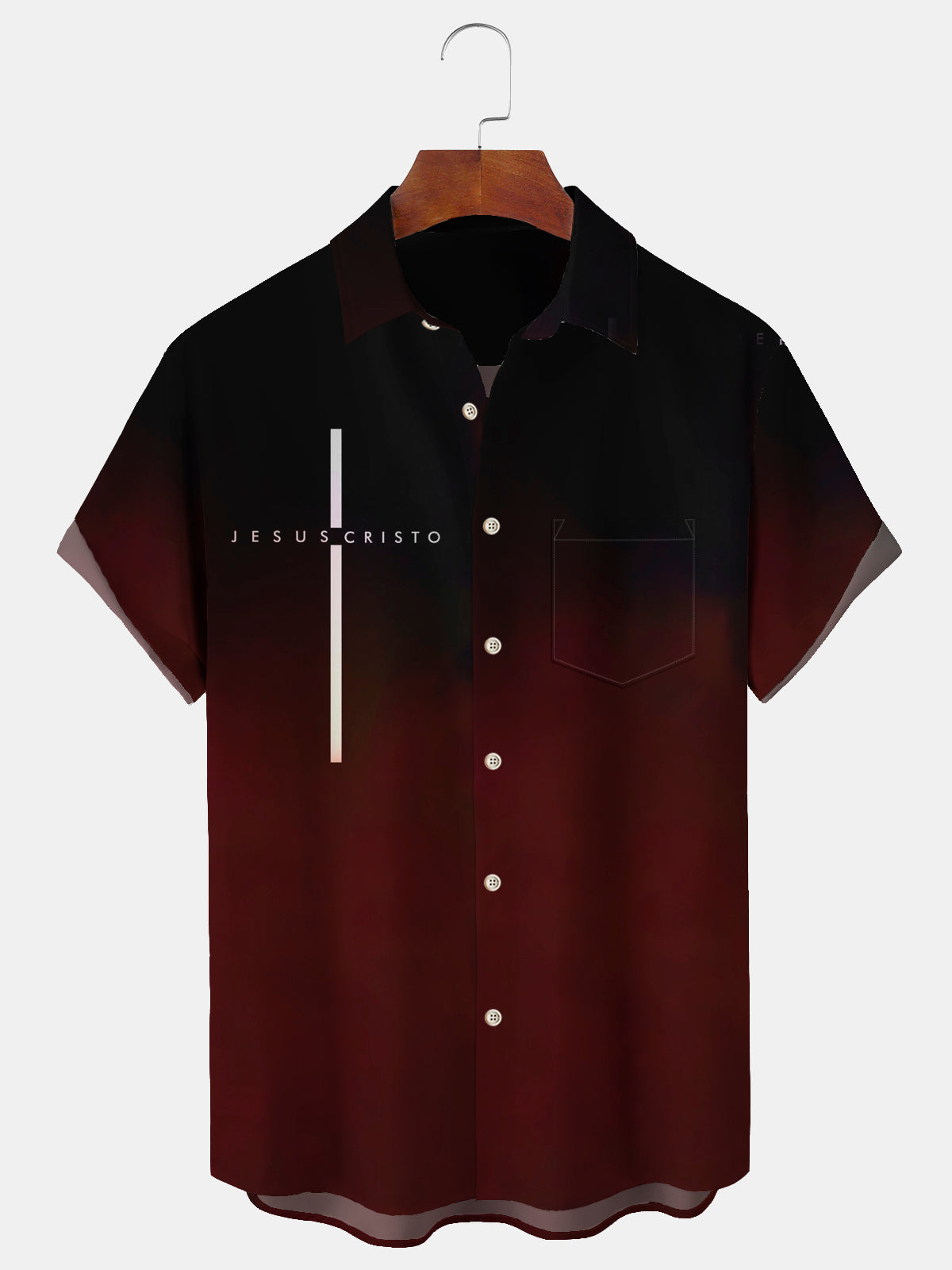 Retro Bowling Ostern Jesus Kreuz Kurzarm herren Shirts Mit Tasche