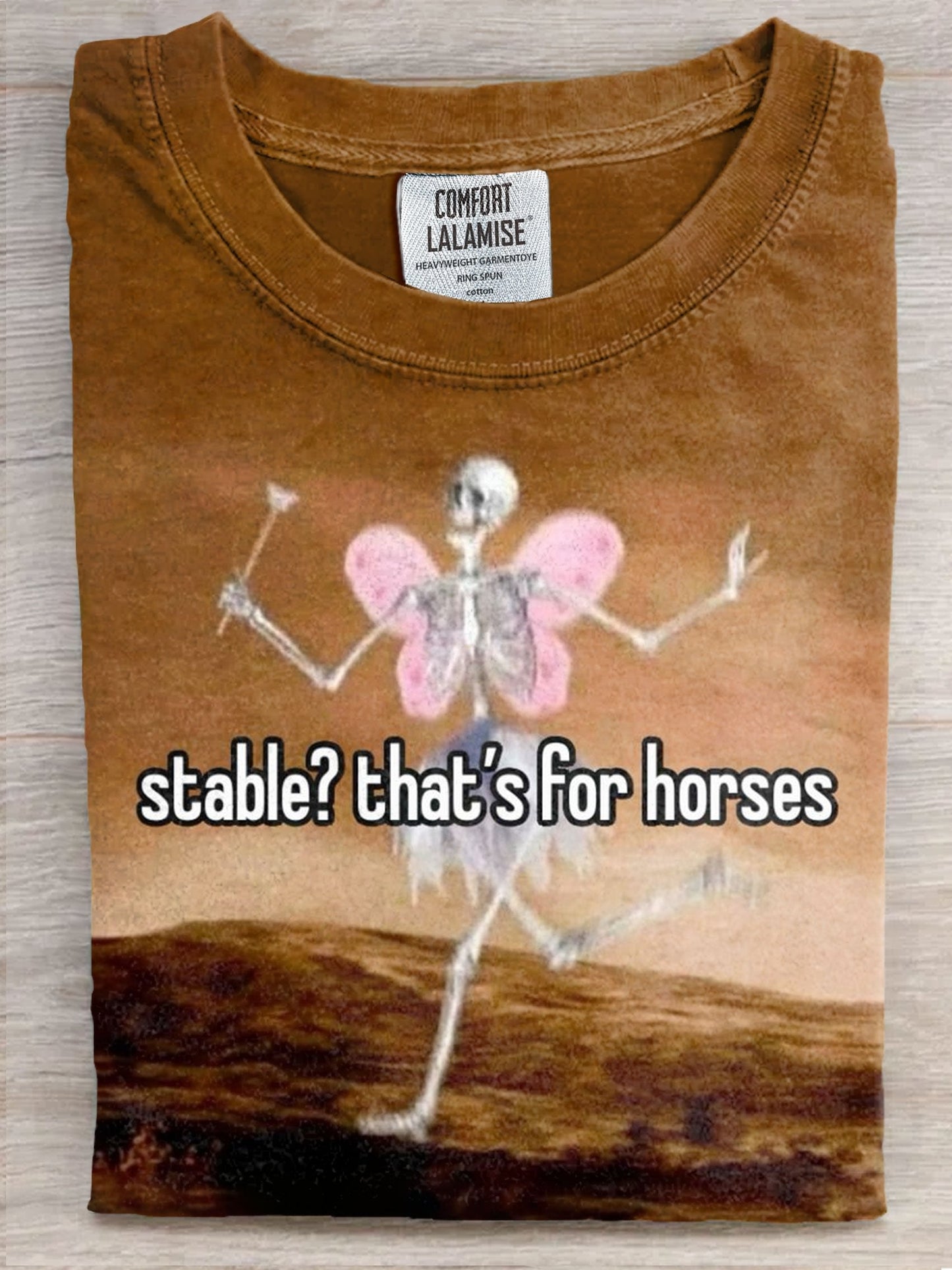 Stable That¡®s For Horse Funny Art Print Casual Short Sleeve T-shirt