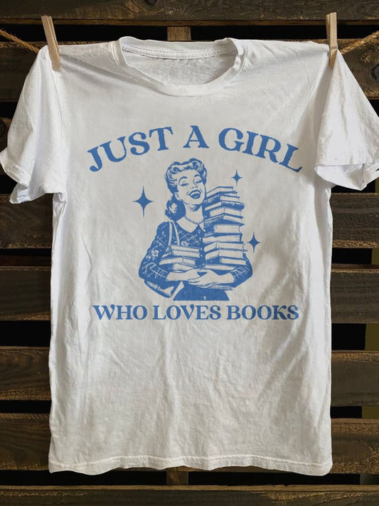 Women's Funny Print Crew Neck T-shirt
