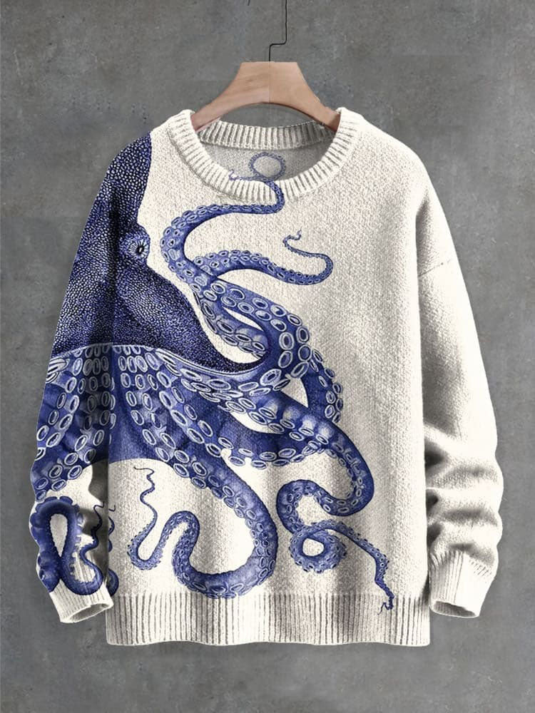 Deep Sea Octopus Art Print Casual  Shirt
