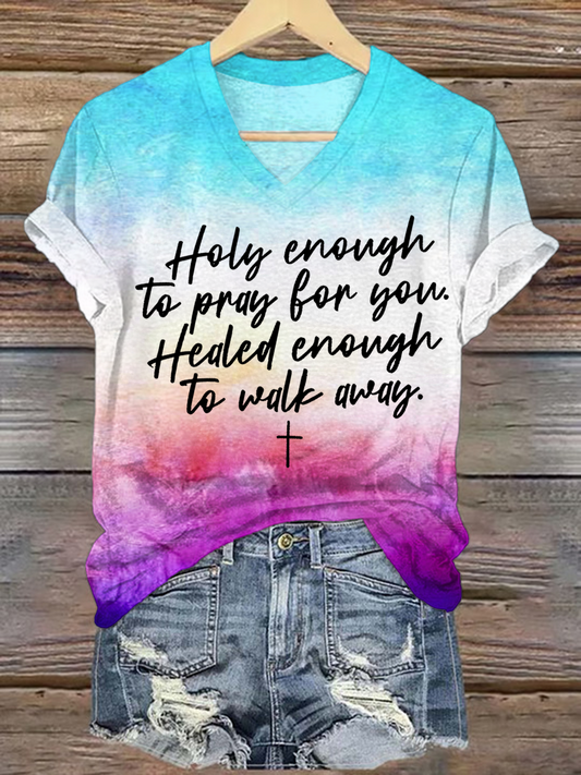 Faith With Boundaries V-neck T-Shirt