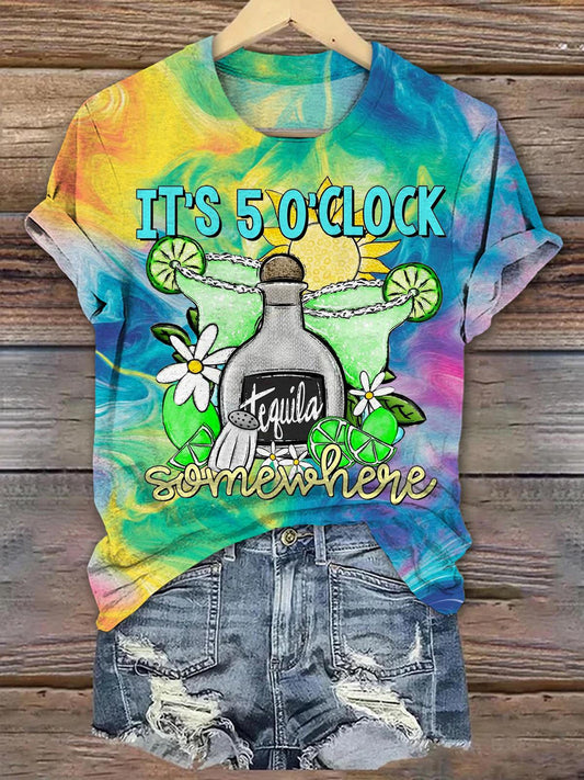 It's 5 O'clock Somewhere Tequlia T-shirts
