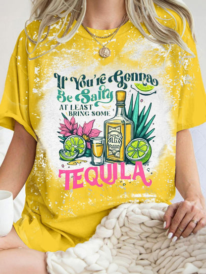 If You're Gonna Be Salty Tie Dye Crew Neck T-shirt