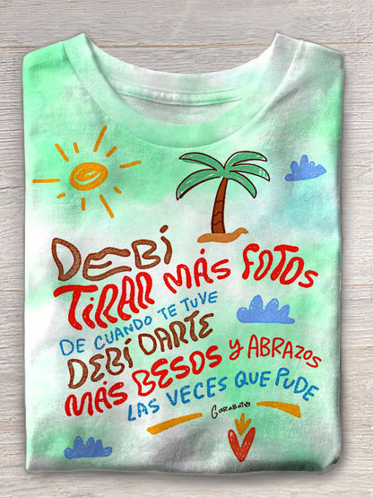 Bad Bunny DeB¨ª TiRAR M¨¢S FOToS Crew Neck T-shirt
