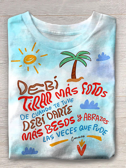Bad Bunny DeB¨ª TiRAR M¨¢S FOToS Crew Neck T-shirt