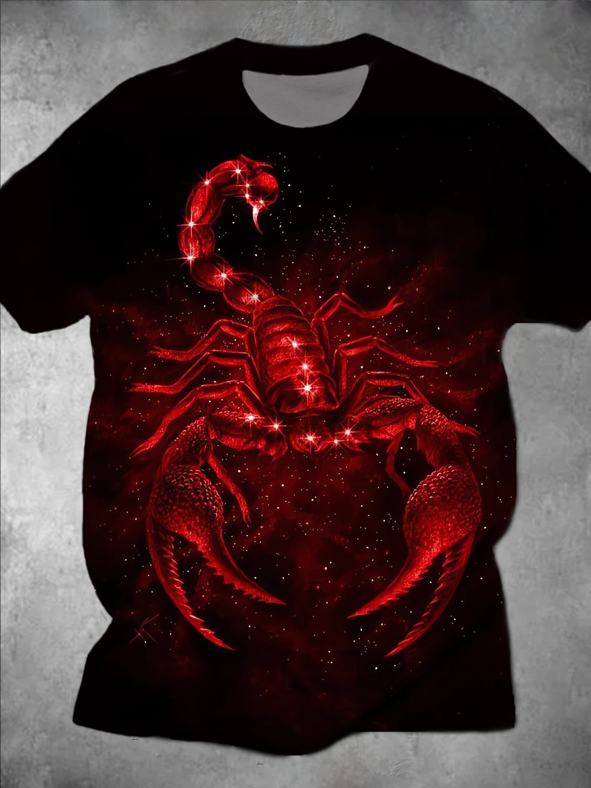 Scorpion Round Neck Short Sleeve Men's T-shirt