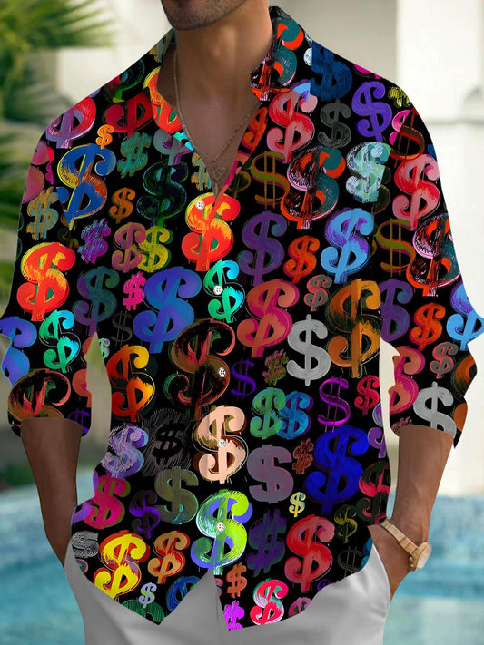 Money Men's Pocket Long Sleeve Shirts