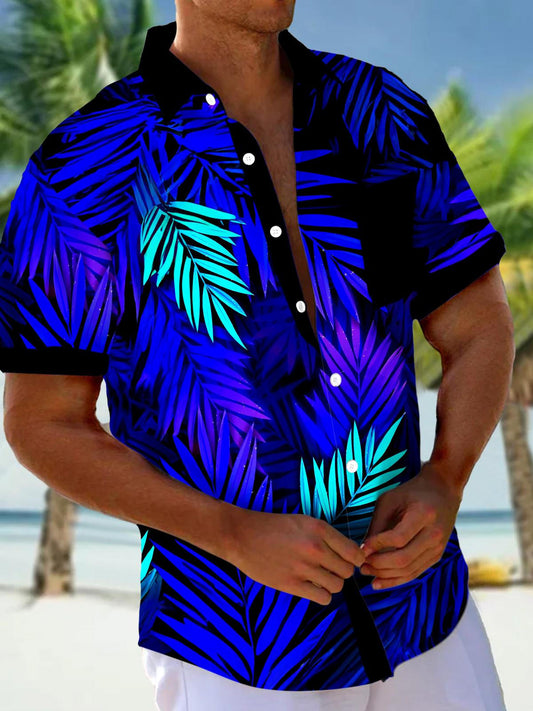 Leaf Men's Pocket Short Sleeve Shirts