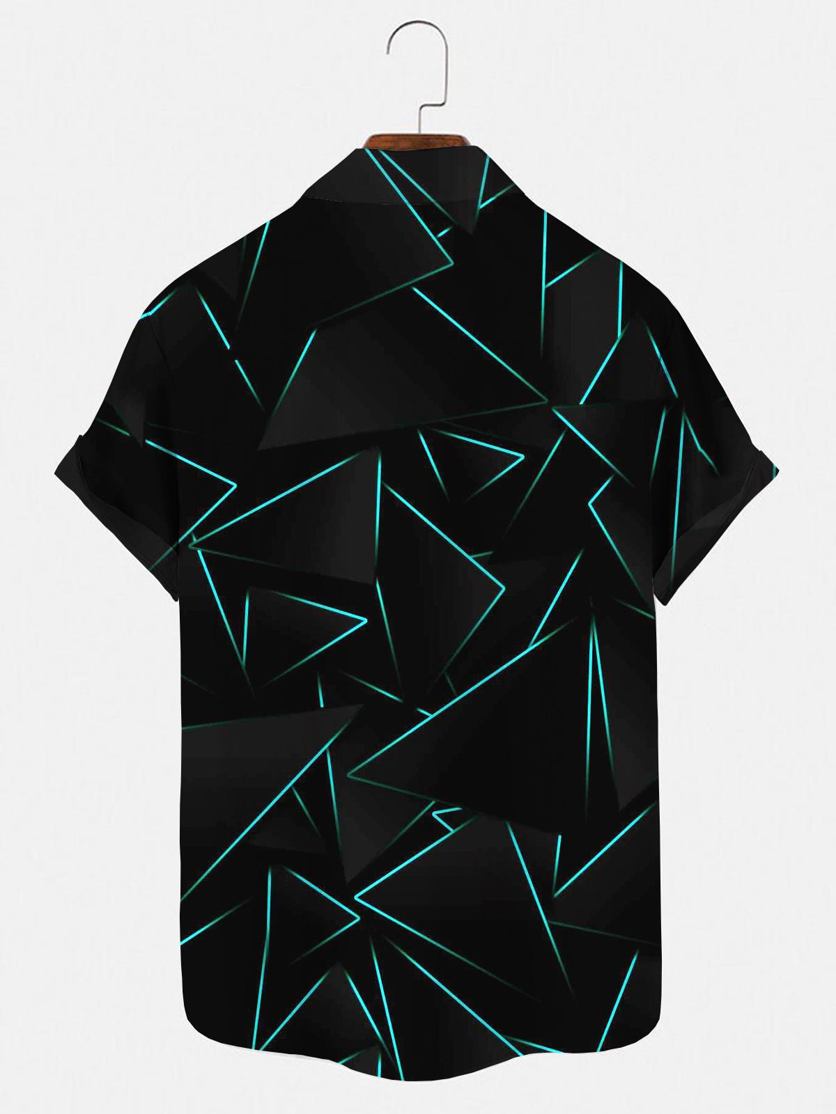 Geometry Men's Shirts With Pocket