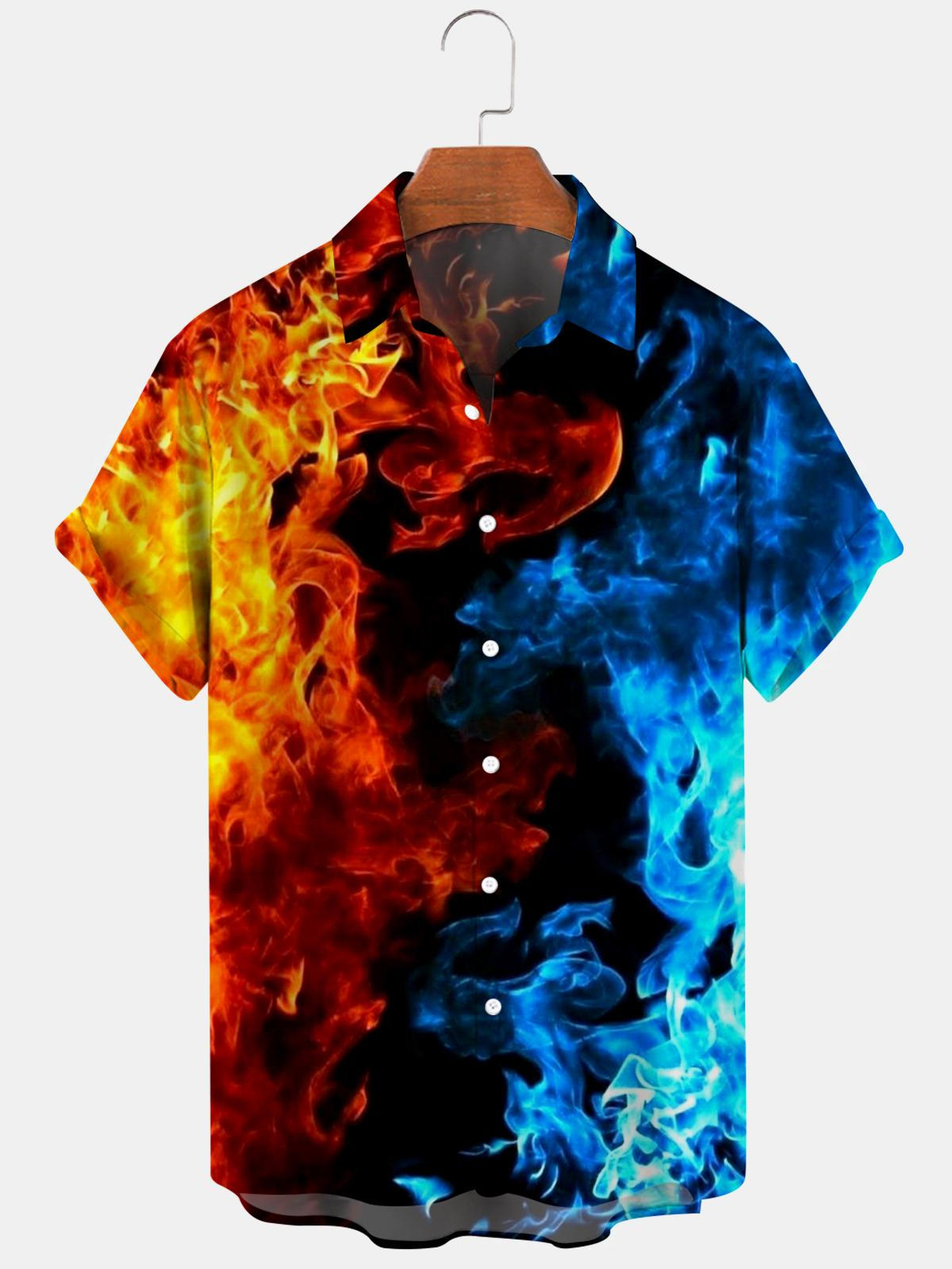 Abstract Gradient Men's Shirts