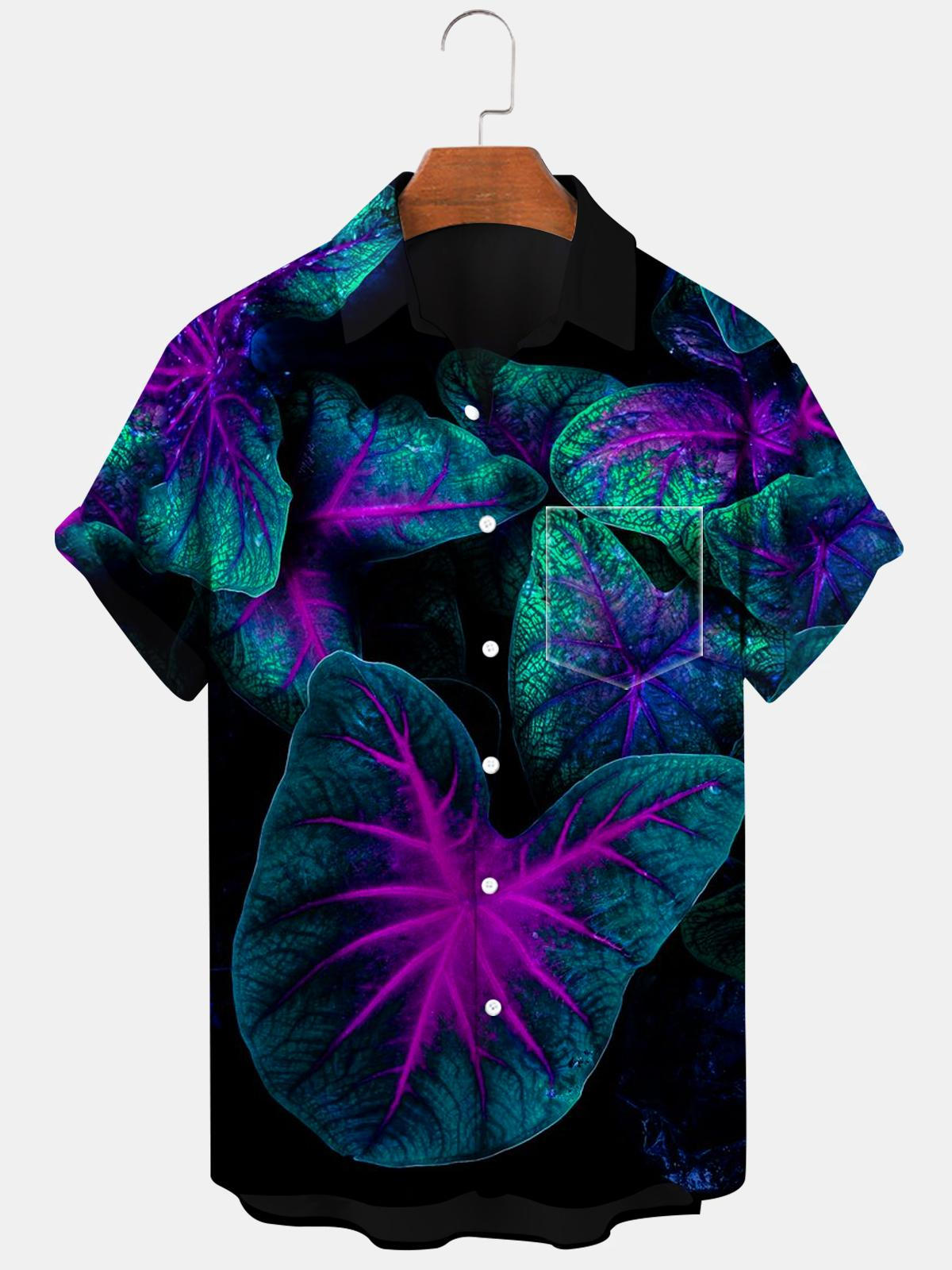 Leaf Men's Shirts With Pocket