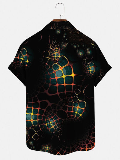 Geometry Men's Shirts With Pocket